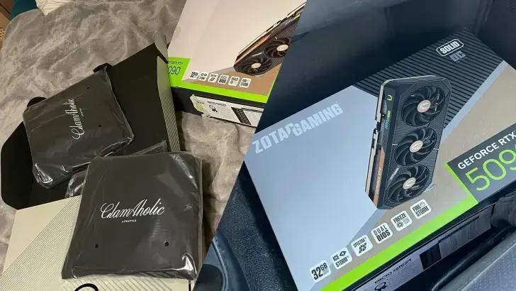 Usuário recebe mochilas em vez de RTX 5090; loja investiga