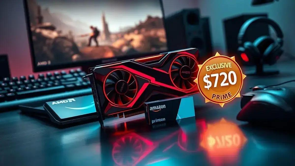 Placa de vídeo RX 9070 XT da AMD está disponível por US$ 720 para assinantes do Amazon Prime
