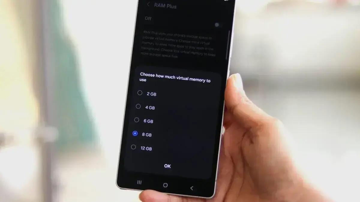 One UI 8: Aumento no Limite do Samsung RAM Plus