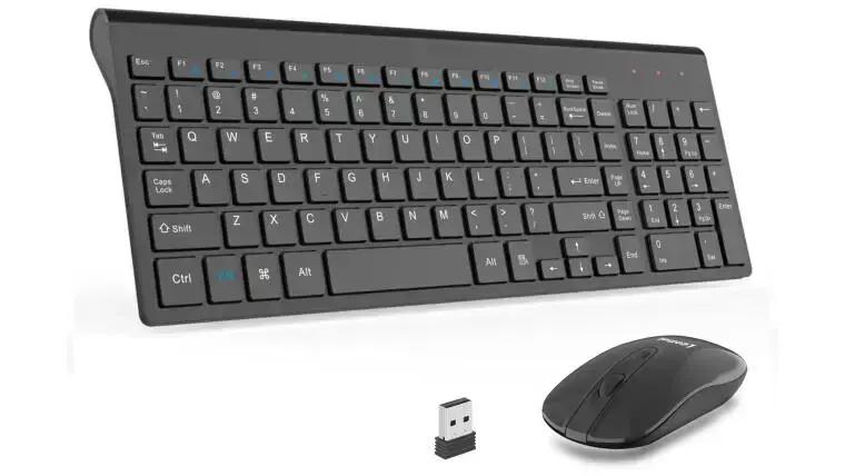 Combo de Teclado e Mouse Silenciosos da LeadsaiL