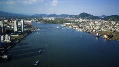 Tecnologia de túnel imerso será usada em obra entre Santos e Guarujá