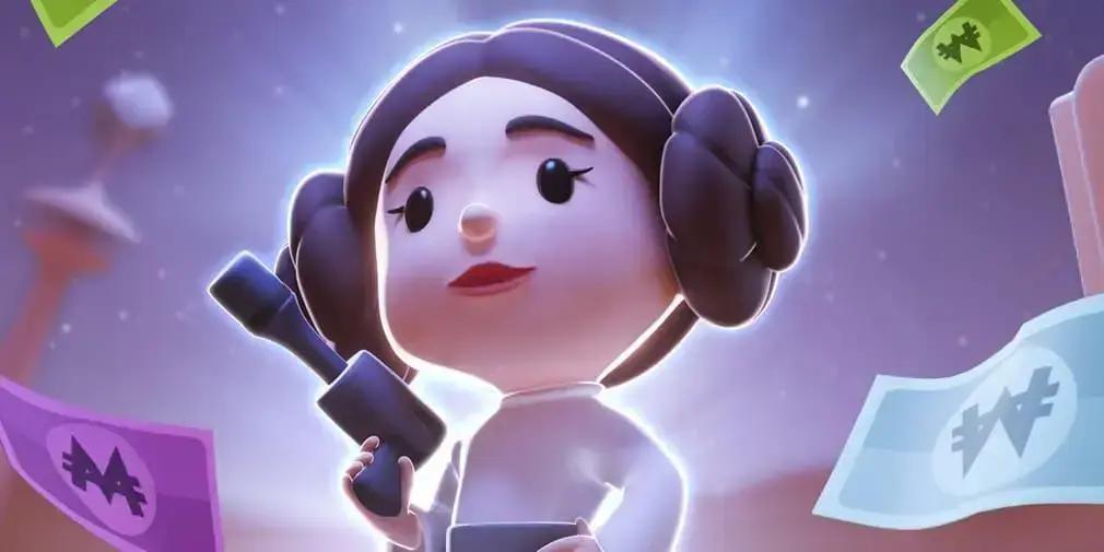 Monopoly Go! oferece Token de Princesa Leia grátis por Star Wars Day