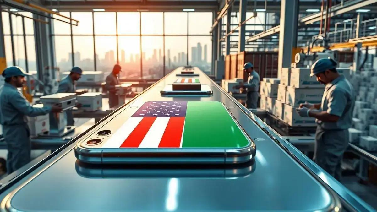 Exportações de iPhones da Índia para os EUA aumentam 76% em abril