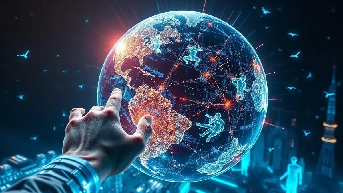 Peer lança simulação global da Terra em tempo real com agentes de IA