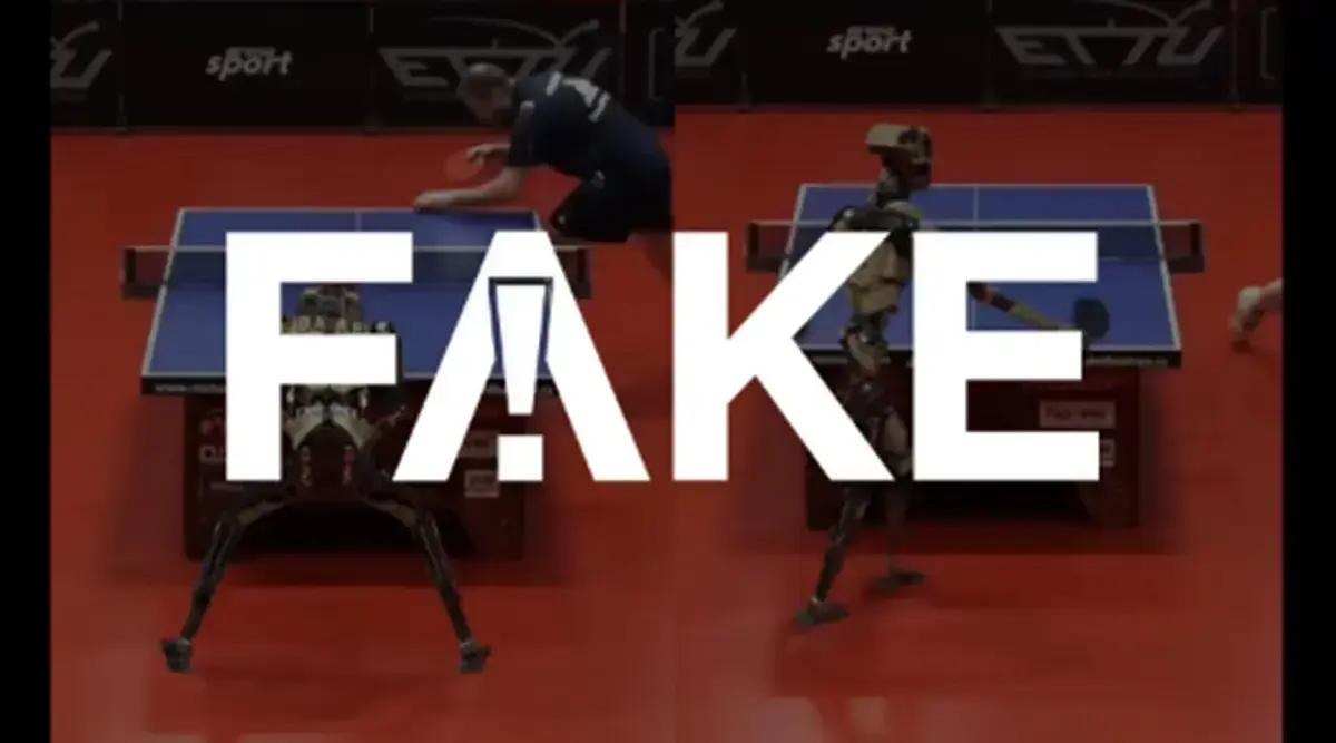 Vídeo de robô jogando tênis de mesa é falso e usa cenas de partida real