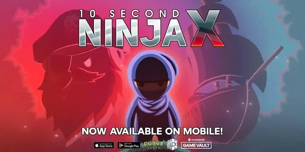 10 Second Ninja X chega ao Crunchyroll Game Vault com ação e desafios rápidos
