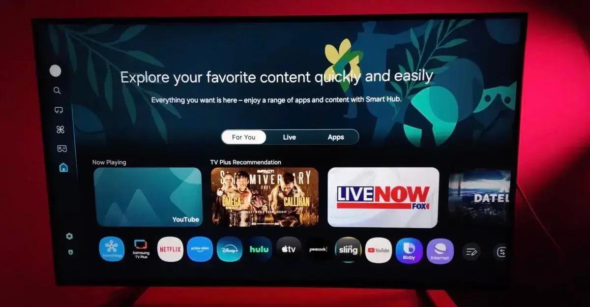 Samsung TV poderá receber aplicativos do Instagram e TikTok aprimorado