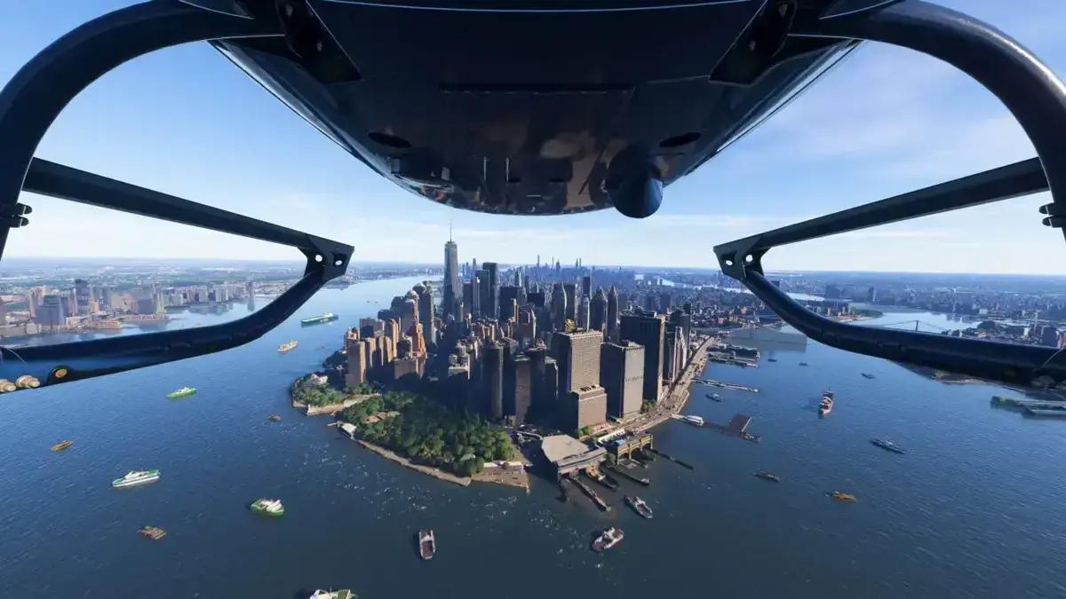 Atualização do Flight Simulator traz melhorias visuais para cidades dos EUA