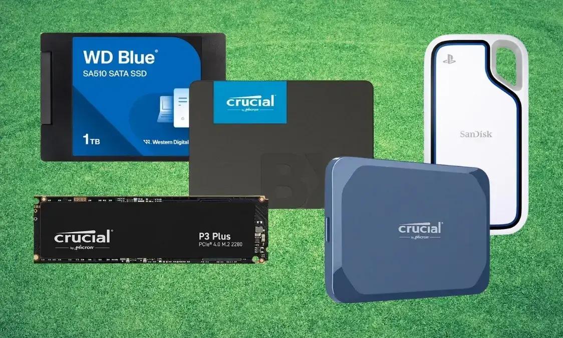 SSDs da Crucial, SanDisk e Western Digital com descontos antes da Prime Day