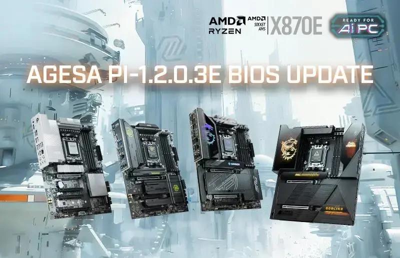 MSI lança atualização do BIOS AMD AGESA 1.2.0.3e com suporte a 256 GB de RAM e novo processador