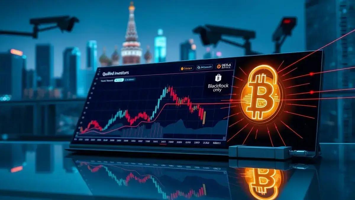BlackRock lança ETF de Bitcoin Futures na Bolsa de Moscou, mas alerta sobre privacidade
