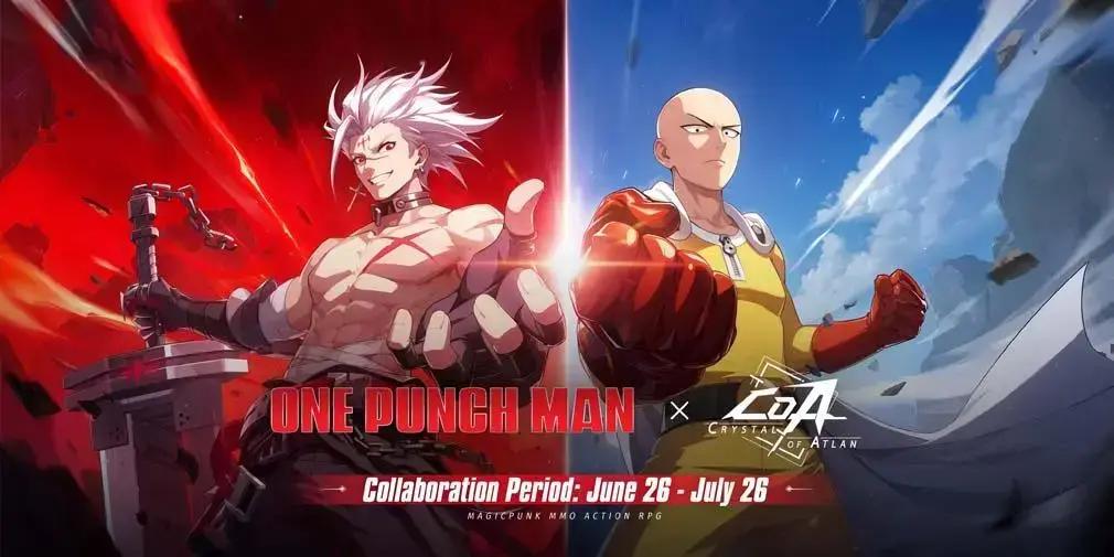 Colaboração entre Crystal of Atlan e One-Punch Man traz conteúdo inédito ao MMORPG