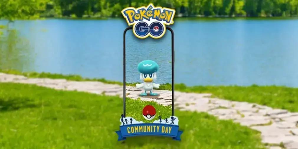 Detalhes do Community Day de Pokémon Go em julho com foco em Quaxly