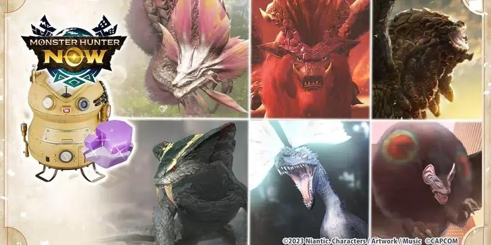 Evento de Monster Hunter Now com recompensa especial e monstros mais frequentes