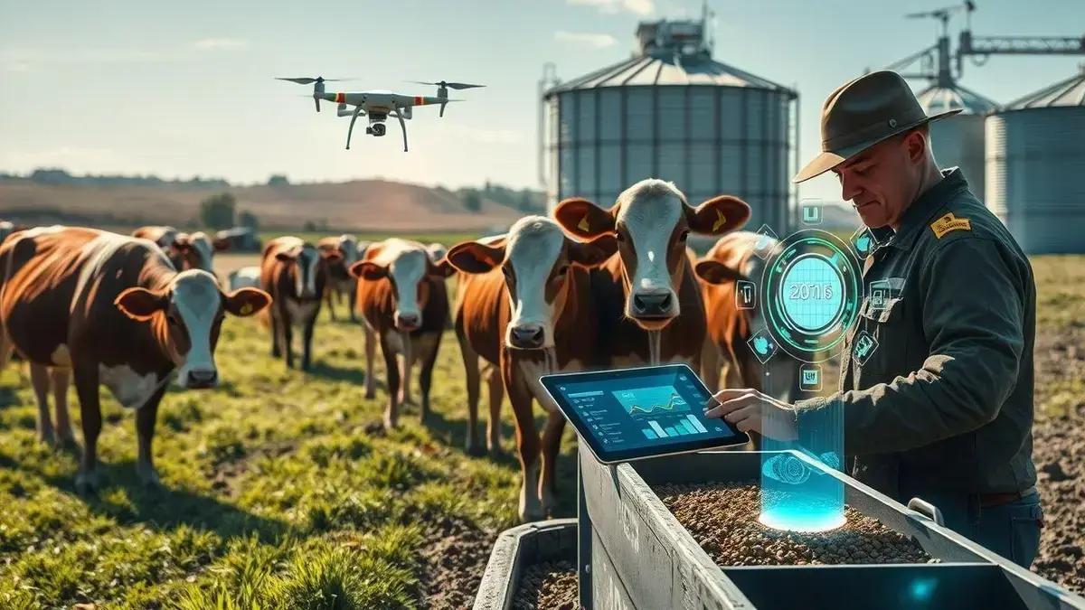 Inteligência Artificial e IoT revolucionam a gestão de alimentação para gado
