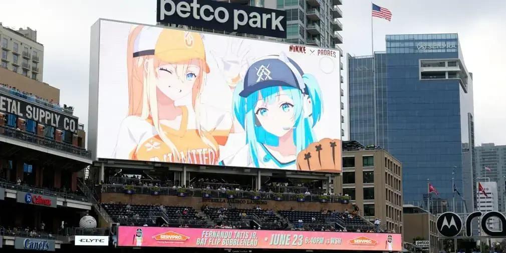 Streamer Emiru promove Goddess of Victory: Nikke em jogo de beisebol nos EUA