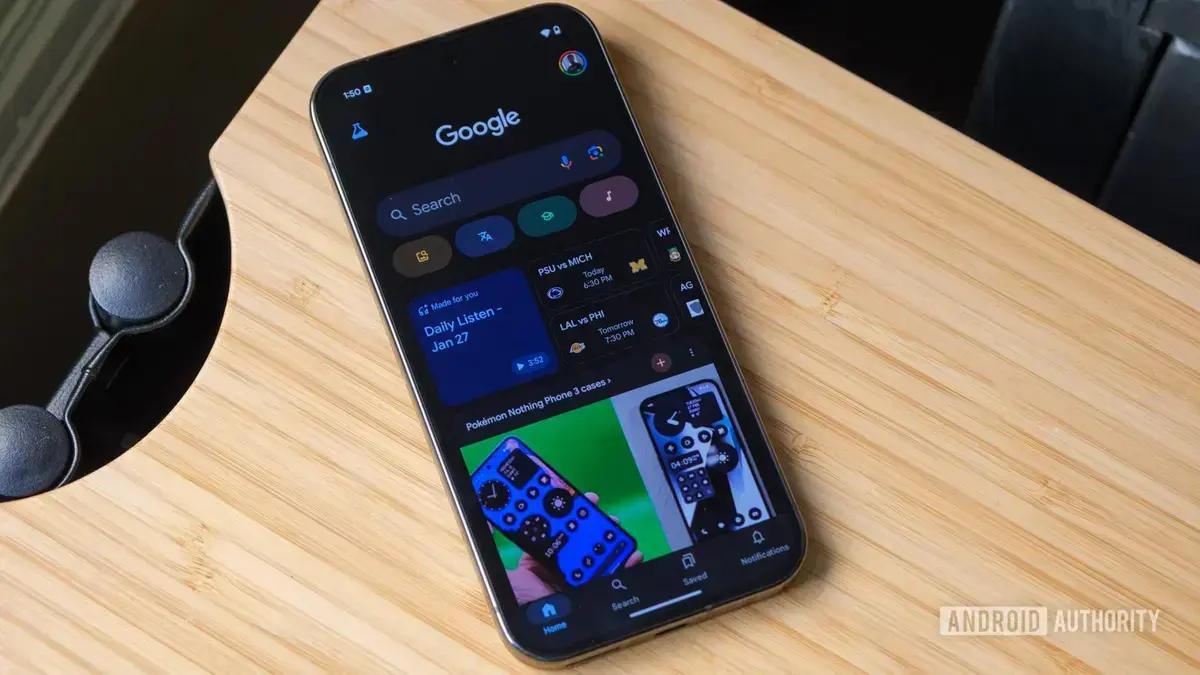 Google App no Android receberá atualização visual com Material 3 Expressive