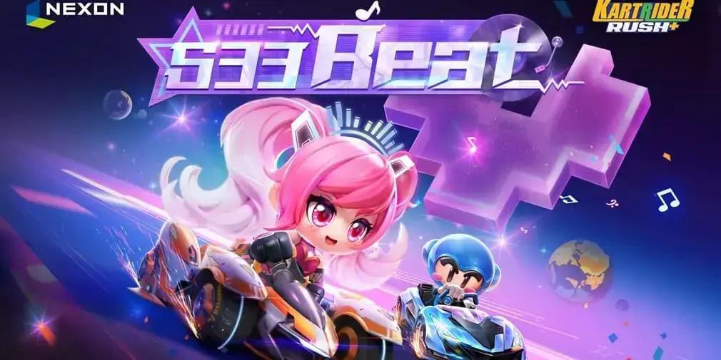 Lançamento da temporada 33 de KartRider Rush+ com tema musical