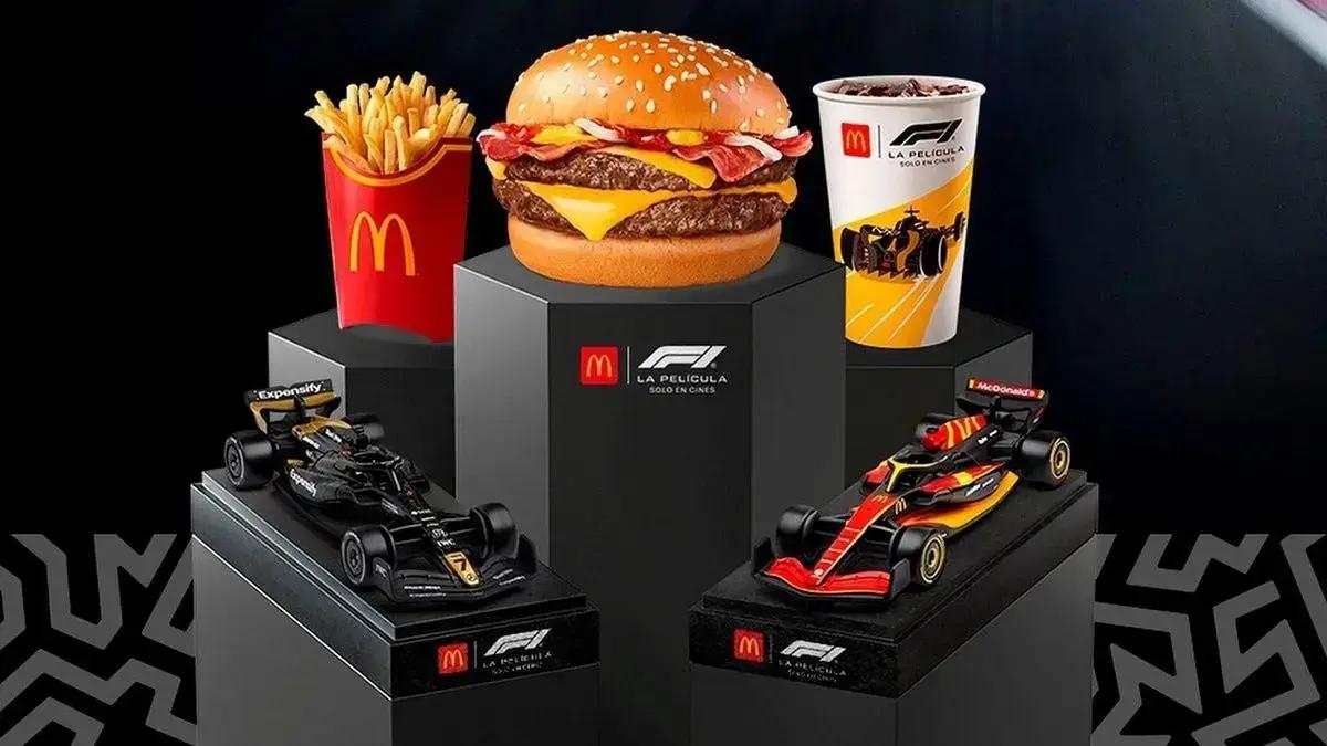 Miniaturas de Fórmula 1 do McDonald’s são lançadas com filme em destaque