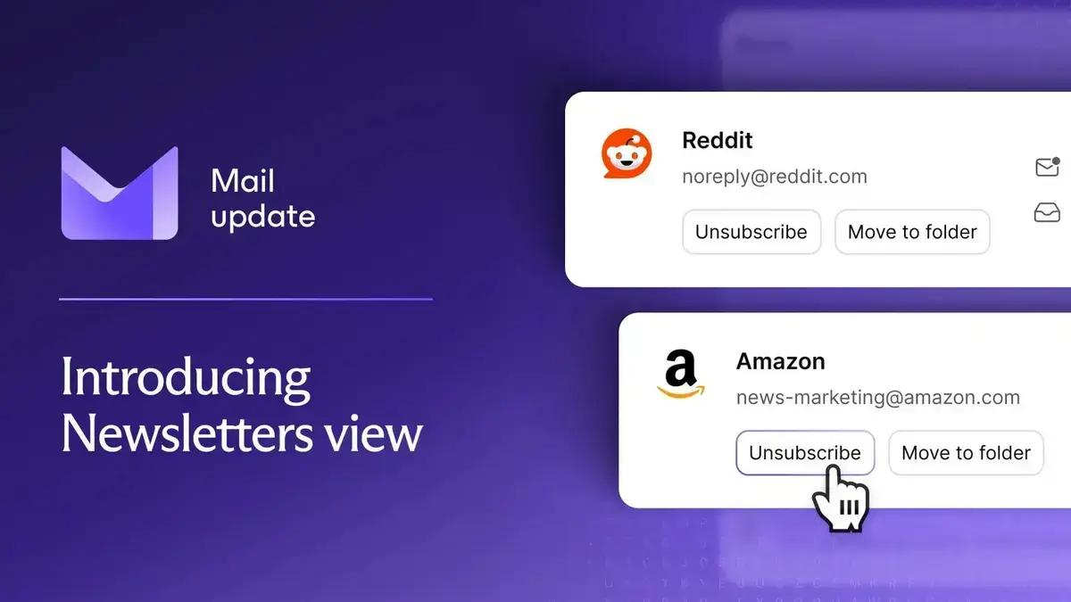 Proton Mail lança ferramenta para gerenciar newsletters de email