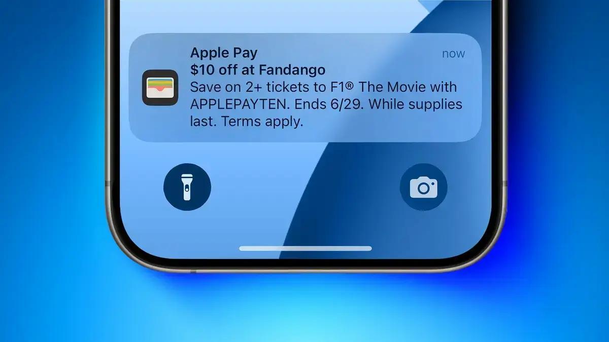 Usuários de iPhone reclamam de notificações do Wallet promovendo filme da F1