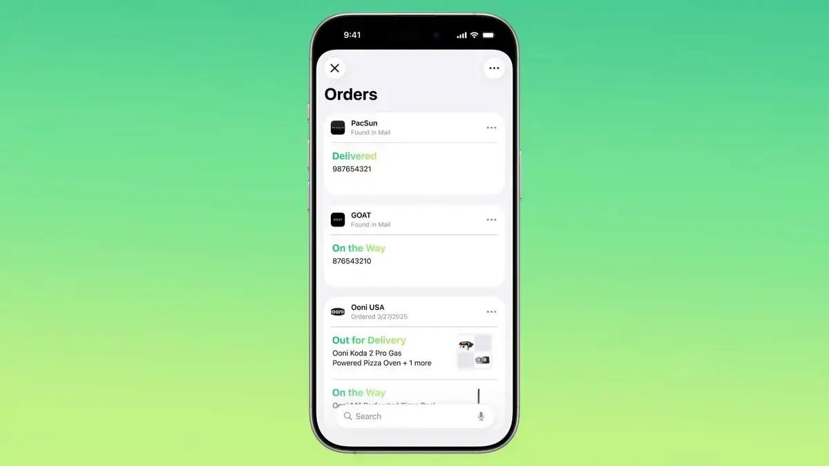 iOS 26 terá recurso de rastreamento de pacotes no aplicativo Wallet