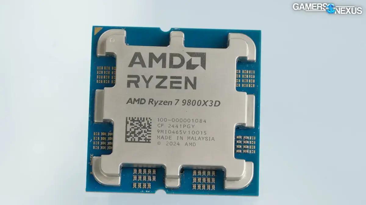 Usuário descobre que Ryzen 7 9800X3D comprado é falso e sem componentes internos