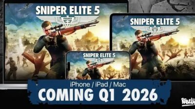 Sniper Elite 5 será lançado para iOS em 2026, trazendo ação furtiva e tiros de precisão
