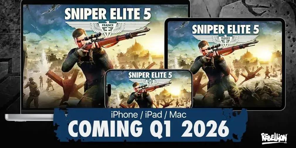 Sniper Elite 5 será lançado para iOS em 2026, trazendo ação furtiva e tiros de precisão