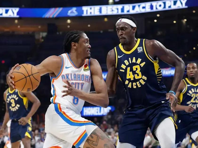 Thunder x Pacers hoje