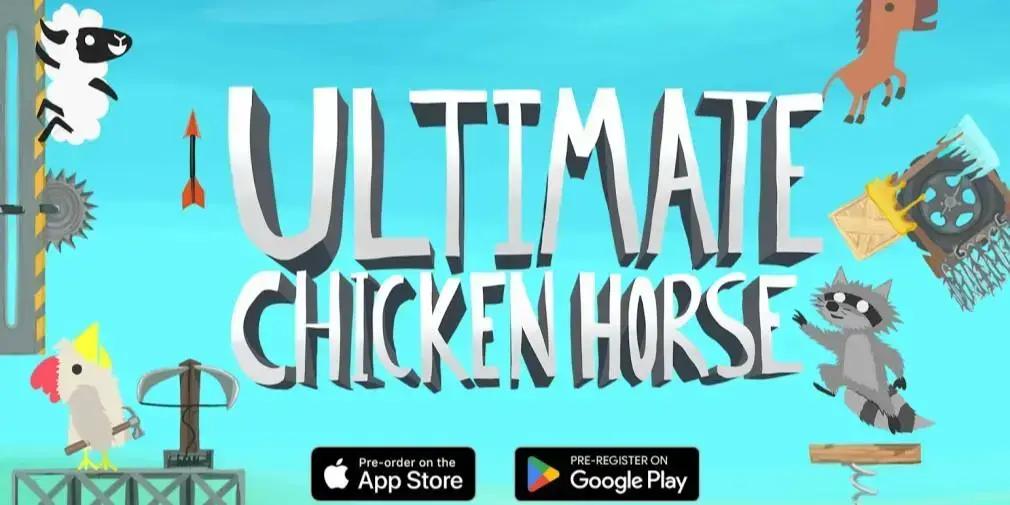 Ultimate Chicken Horse chega aos dispositivos móveis na próxima semana