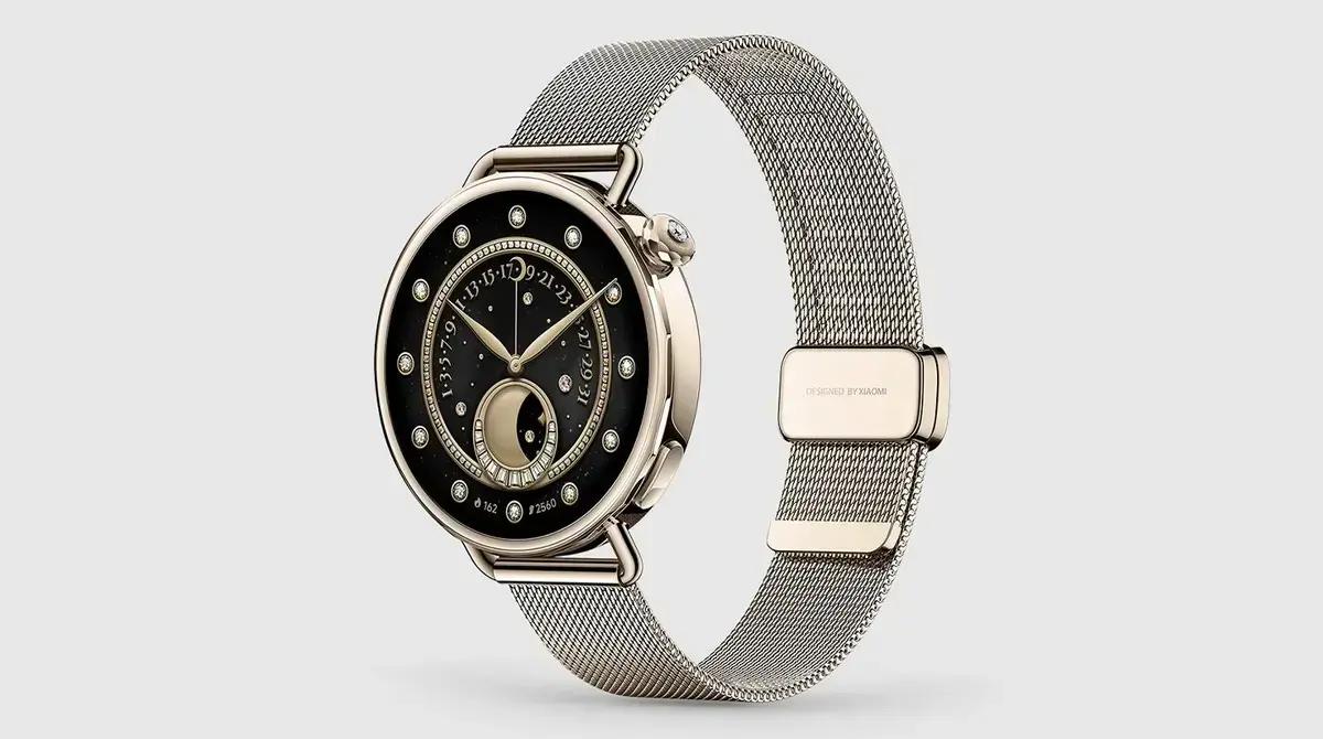 Lançamento do Xiaomi Watch S4 41mm com design de luxo e detalhes sofisticados