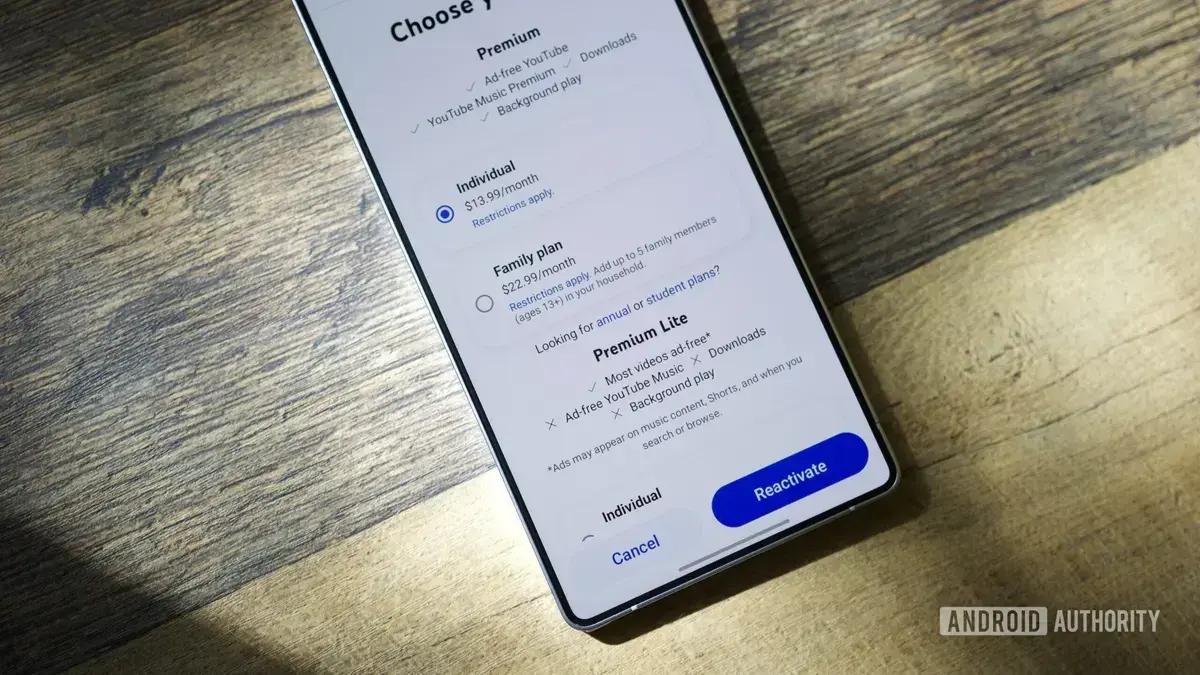 YouTube avisa assinantes do Premium Lite sobre aumento de anúncios em Shorts