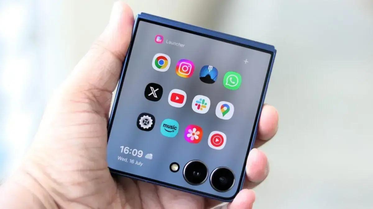 Como usar aplicativos na tela externa do Galaxy Z Flip