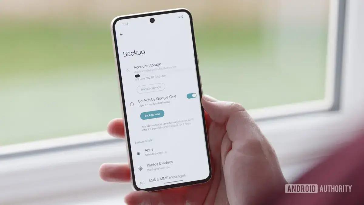 Google pode renovar configurações de backup no Android com interface mais simples