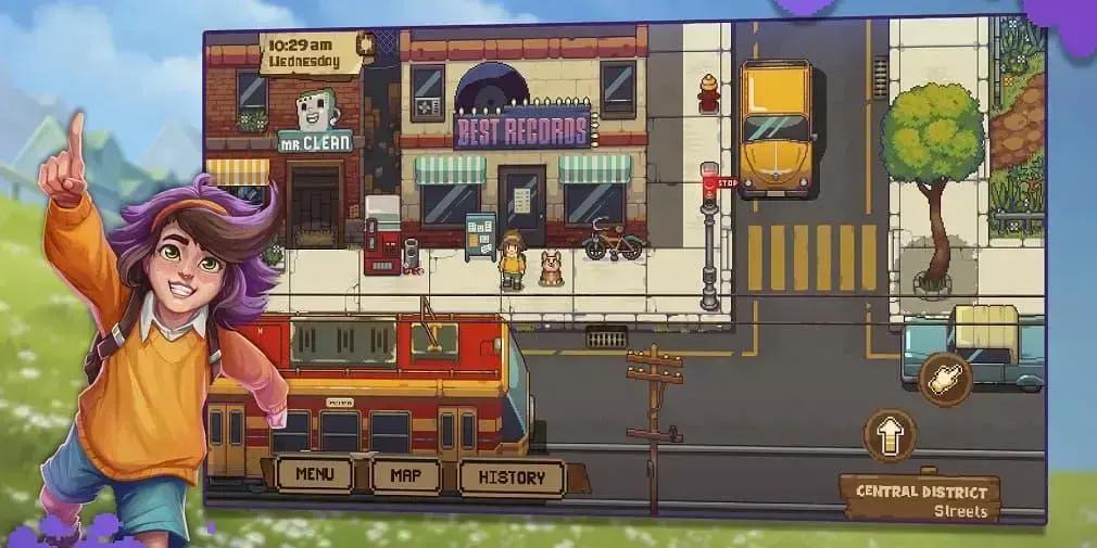 Lançamento de Bloomtown para celular oferece JRPG com estética pixelada