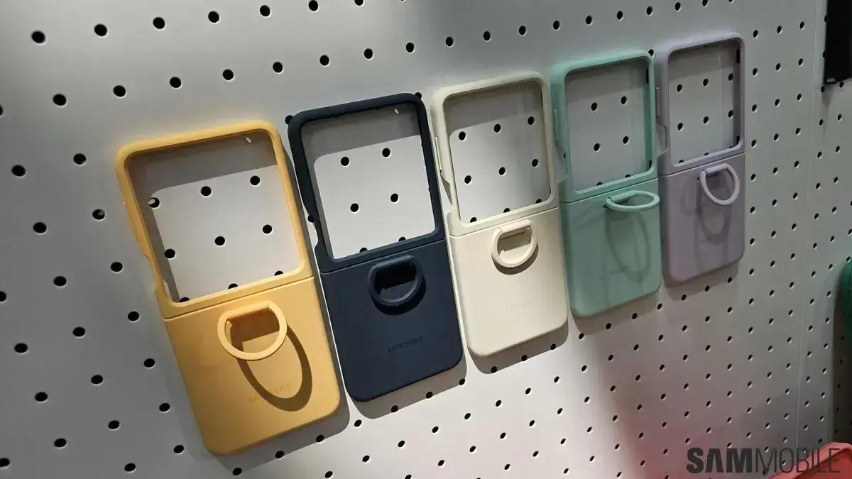 Capas para Galaxy Z Flip 7 vazadas e novidades em acessórios