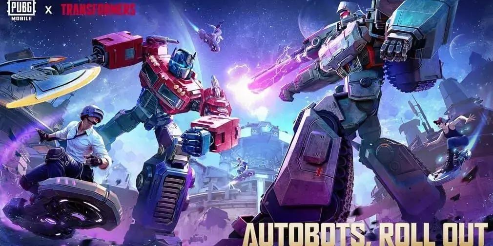 Parceria de Transformers chega ao PUBG Mobile com personagens e conteúdo temático