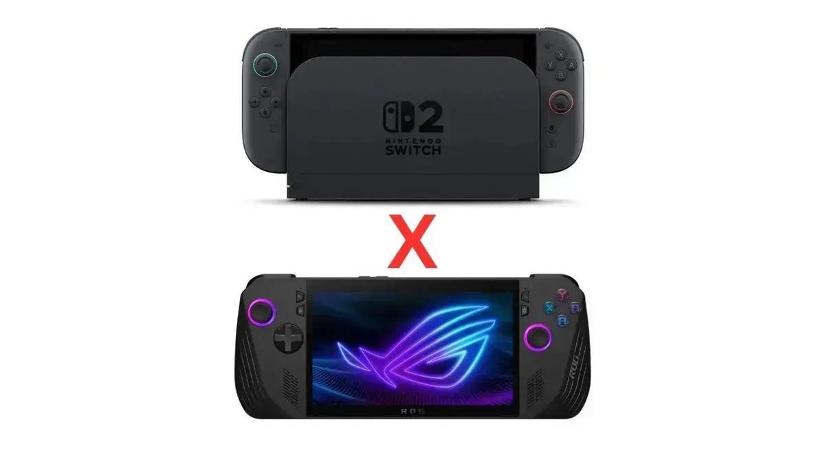 Comparativo entre Nintendo Switch 2 e ROG Ally X: o que você precisa saber