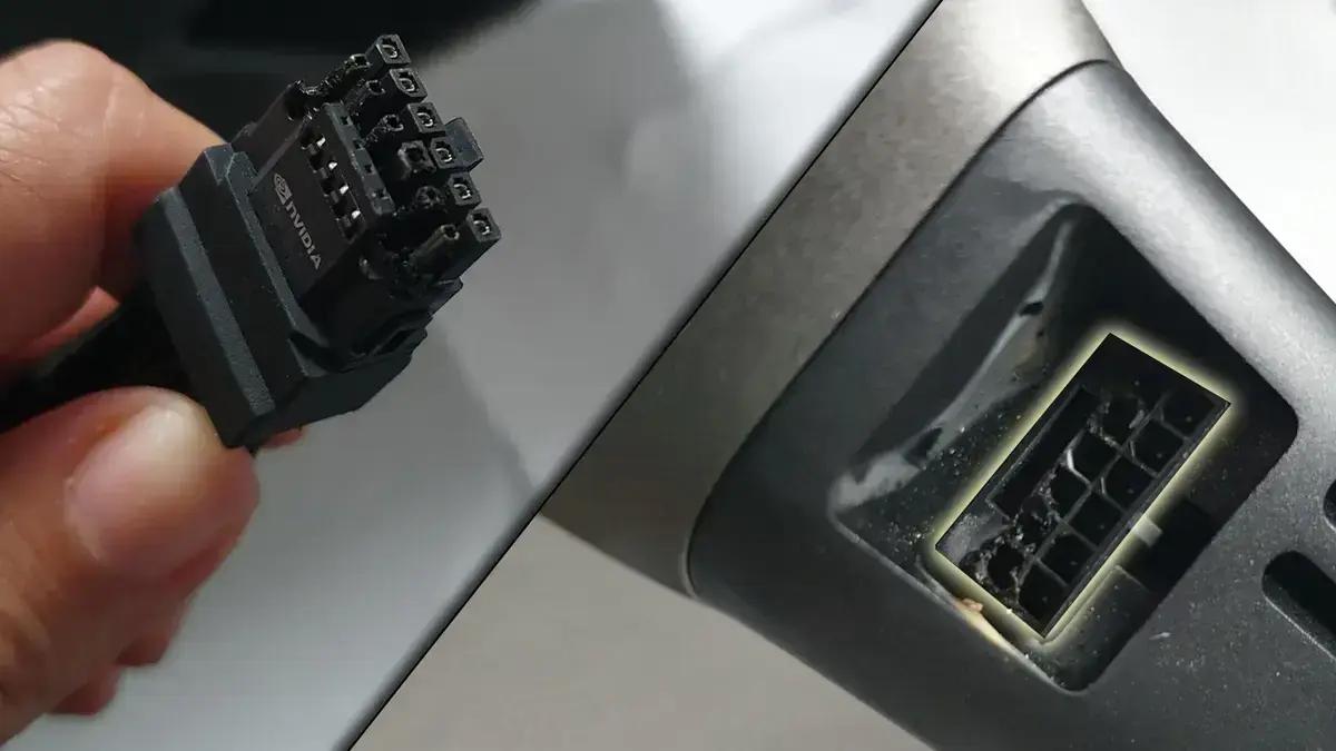 Conector de energia queimado na GPU GeForce RTX 5090 pode indicar problemas de segurança