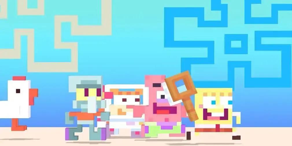 Crossy Road e SpongeBob se unem em nova colaboração para jogos