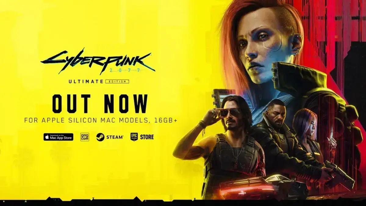 Cyberpunk 2077 chega ao Mac com melhorias de desempenho