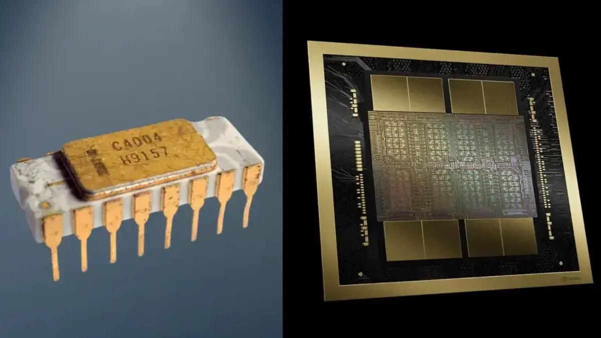 Evolução do poder de processamento ao longo de 50 anos no setor de tecnologia