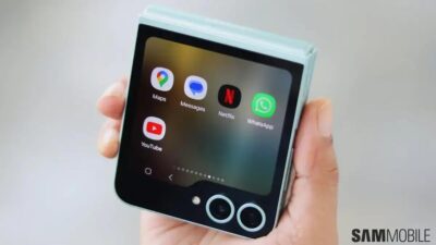 Vídeo mostra nova tela externa do Galaxy Z Flip 7