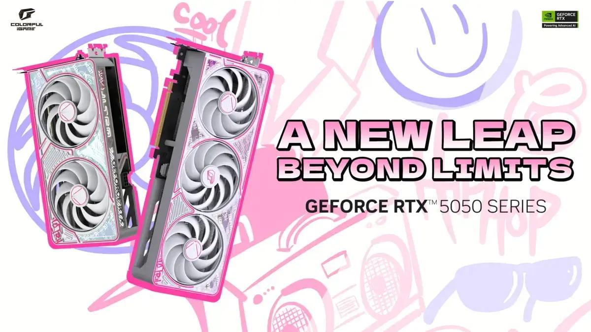 Lançamento de placas GeForce RTX 5050 personalizadas por fabricantes