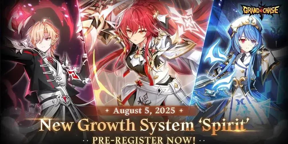 Pré-inscrição aberta para sistema de crescimento Spirit em GrandChase