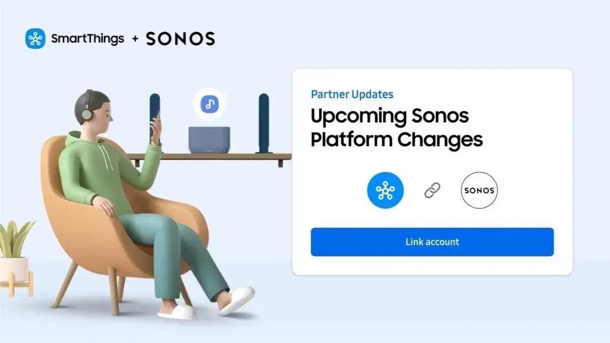 Mudanças na integração do Sonos com SmartThings podem exigir novos procedimentos de segurança