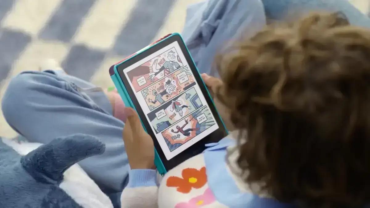 Conheça as novidades do Kindle Colorsoft para crianças no Brasil