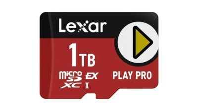 Lexar Play PRO microSD de 1TB com velocidades de até 900MB/s volta ao estoque na Amazon