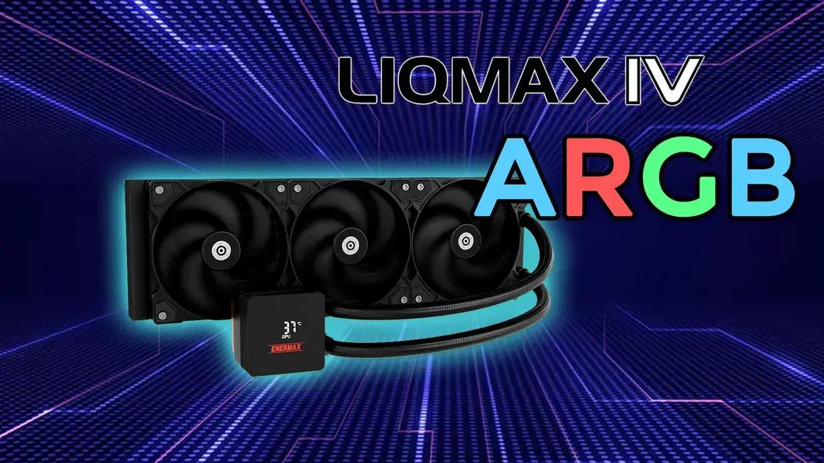 Enermax lança cooler LIQMAX IV ARGB de 360mm com especificações similares ao modelo anterior